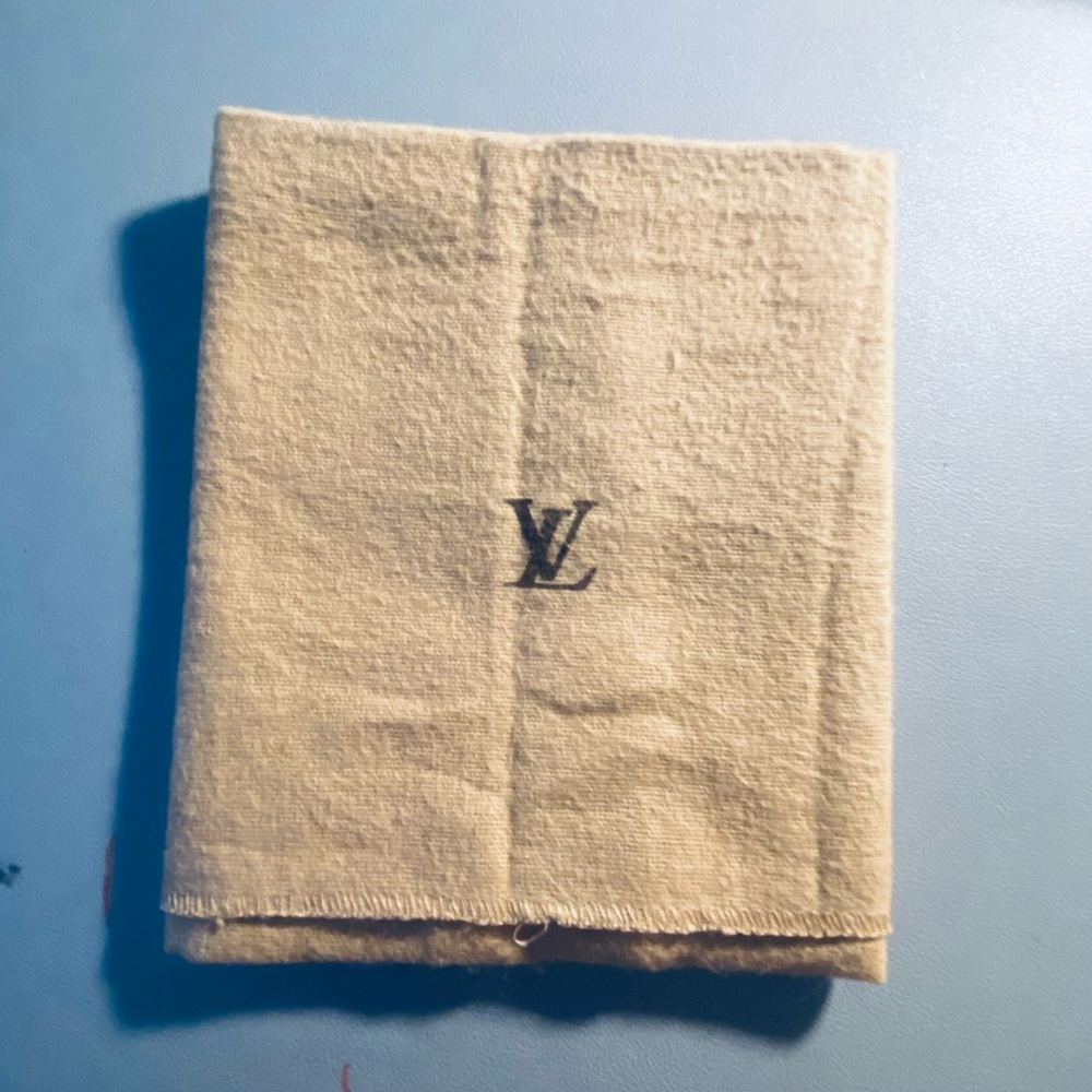Louis Vuitton Tan Fabric Pouch